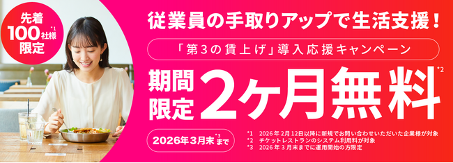 物価高対策に！「第３の賃上げ」導入応援キャンペーンを開始
