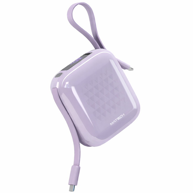 【MATECH】ケーブル内蔵＆超コンパクト設計の10,000mAhモバイルバッテリー「PocketCell 10000」を発売開始