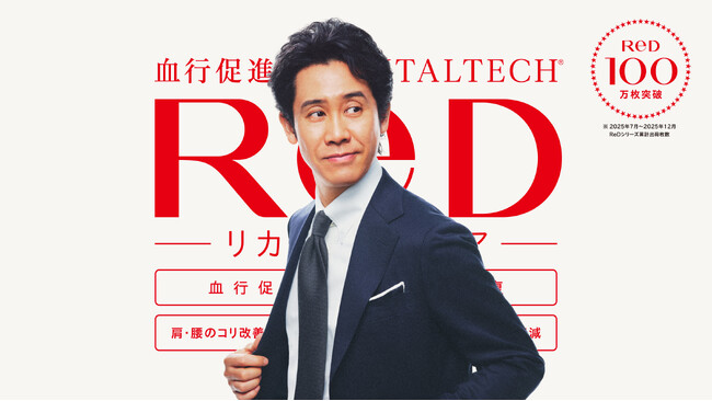 MTG 史上最速！リカバリーウェア「ReD（レッド）」累計出荷数100 万枚※を突破