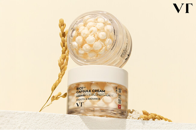 【VT COSMETICS】SNSで大バズリのカプセルクリームから、ドン・キホーテ系列店舗/アピタ/ピアゴ限定の白玉肌※1へ導く「お米カプセルクリーム」が新登場！