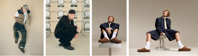 UGG、2026年春キャンペーンにグローバルアイコンのCentral Cee（セントラル・シー）とSu Yiming（苏翊鳴）を起用し、メンズファッションを再定義