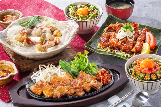 鶏出汁×豆乳でコク深い「具だくさん豆乳タッカンマリ」が『韓国食堂』に登場！2月13日（金）より販売開始。