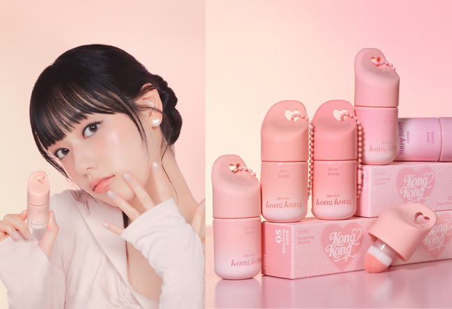 高鳴る胸のトキメキとあざとかわいいい色づき(ハート)じゅわっと血色感で多幸感UP『こんこんチーク』2026年2月27日(金)よりオンラインにて先行発売