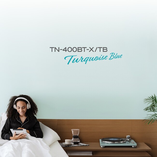 Bluetooth(R) トランスミッター搭載アナログターンテーブル『TN-400BT-X』に台数限定のターコイズブルーモデルを追加― 日本国内はオンラインストア「ティアックストア」限定販売 ―