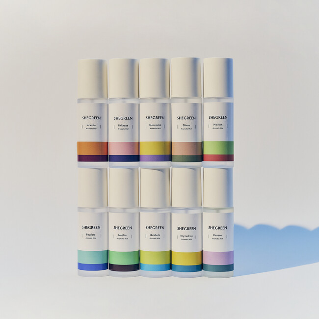 日本発フレグランス「SHEGREEN」がアップデートし、2026年2月14日にグランドローンチ。新作『Aromatic Mist』全10種を同時発売。～3月誕生の恵比寿・旗艦店にて、先行内覧会を開催～