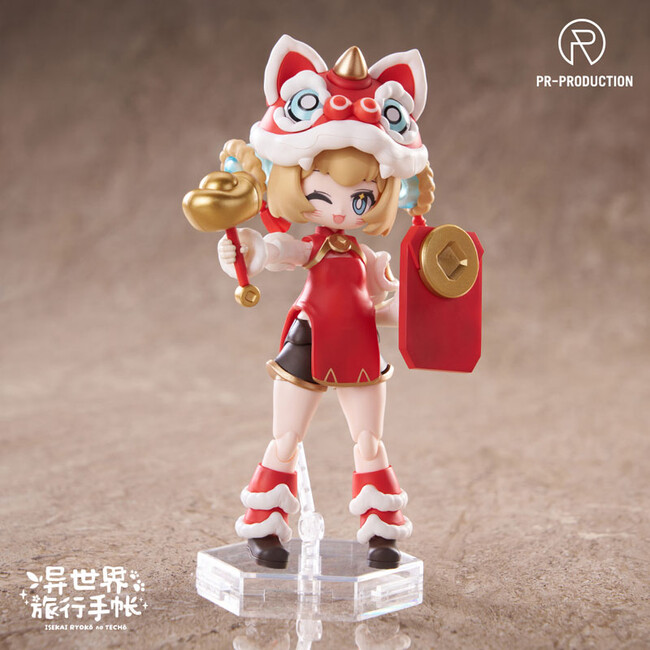 『異世界旅行手帳』より、「SP01 新人戦士 レニー・ブラウン 新春Ver.」「拡張パック SPE01 伝説の瑞獅」プラスチックキットが登場。