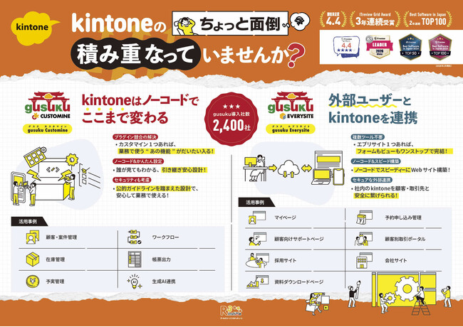 アールスリーインスティテュート、「キントーンまるわかりDay in 福岡」に出展