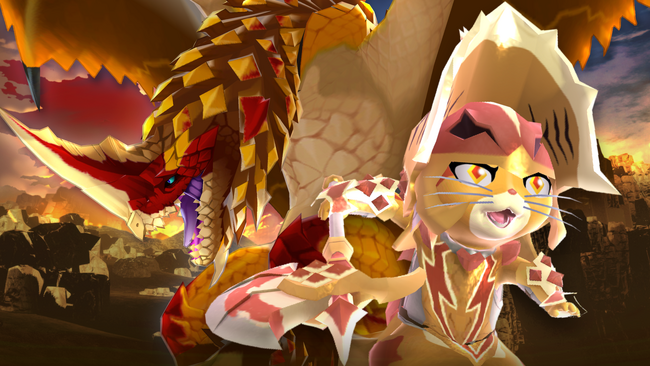 『モンスターハンターパズル アイルーアイランド』にセルレギオスが初登場！　イベント「千刃竜＜音速の競技者＞」が開催！
