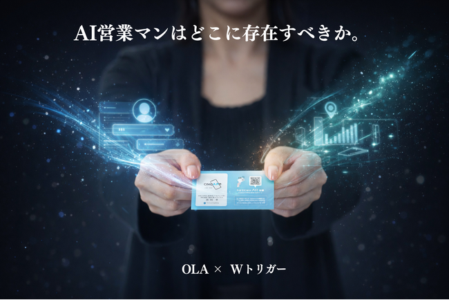 AI営業エージェントはどこに存在すべきか。人の行動原理から再設計するAI×AR構想「OLA」と複数条件解錠型AR「Wトリガー」公開（特許出願中）｜株式会社HK STYLE