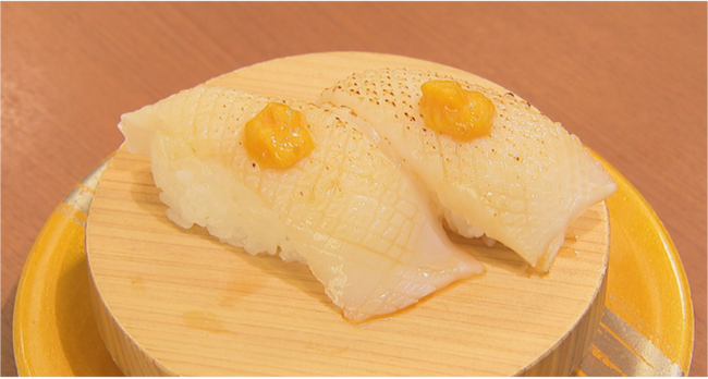 小樽水産高校の生徒たちが開発した魚醤「おいしいら」を使用した「真いかの魚醤炙り」を札幌市、余市町の回転寿司店3店舗で数量限定発売！