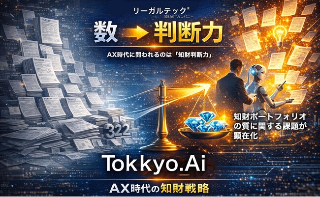 リーガルテック社、AX時代における知財KPIの見直しに向けた判断基盤を提示