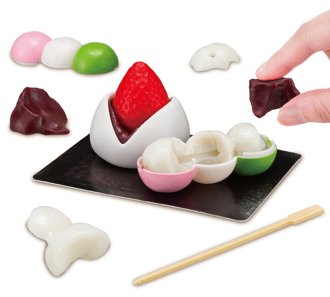 パズルが彩る春時間、和菓子のごほうびたち(ハート)『解体パズルLite 和菓子パズル』『解体パズルLite たい焼きパズルー抹茶ー』