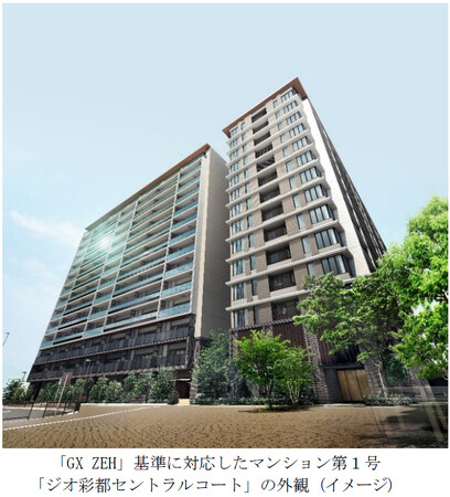 ～ 経済産業省が2027 年度より導入予定の新しい環境基準「GX ZEH」に先進対応 ～ 新築分譲マンション〈ジオ〉・新築分譲戸建住宅〈ジオガーデン〉において「GX ZEH」基準を「標準化」します