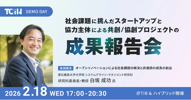 東京都主催「社会課題解決型スタートアップ支援事業」の成果報告会にて『コンセプト検証支援』の一社としてファミワンの代表取締役の石川が登壇