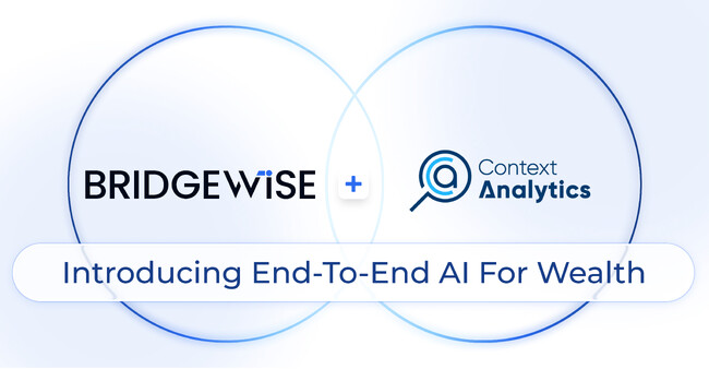 BridgeWise、米国のデータ分析におけるグローバルリーダー「Context Analytics」を買収