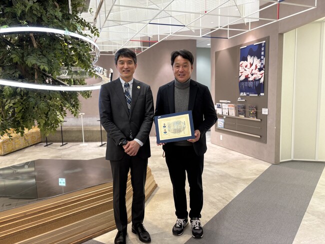 【 JAXA大西卓哉宇宙飛行士より感謝状を拝受 】宇宙生活のQOL向上に寄与しミッション達成に貢献