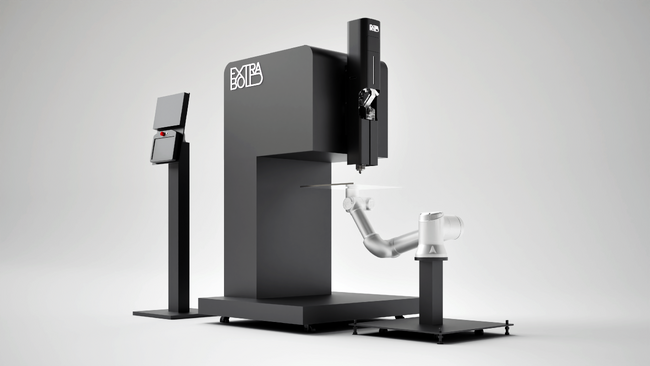 ExtraBold、協働ロボット型ペレット式3Dプリンターの基本構造「バトラー方式」で特許取得