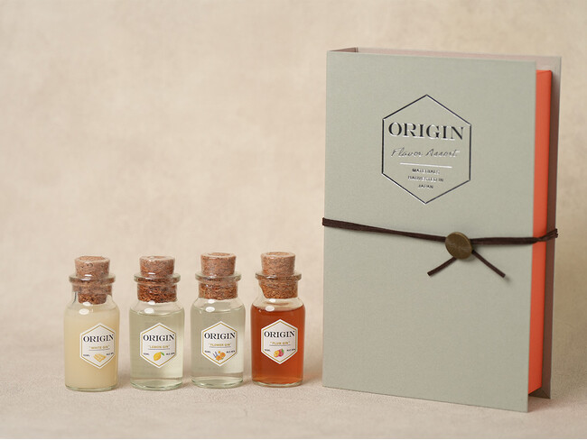 挑戦し続ける蔵、西酒造から4種の香りを贈る「ORIGIN ミニボトルセット ― Flavor Assort ―」新発売！