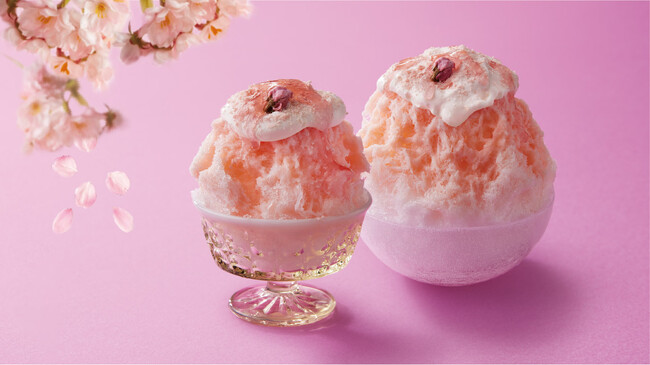 【新商品】3月5日より春限定「天然水の削り氷　桜もちみるく」等、期間限定の新メニューが「和カフェTsumugi」に登場