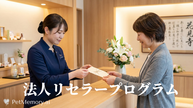 ペットロスに寄り添うAIグリーフケア「PetMemory.AI」、ペット霊園・動物病院・ペット保険会社向けに法人リセラープログラムを開始―