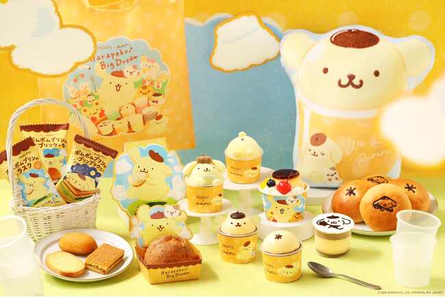 【パステル×ポムポムプリン2026】大人気コラボがパワーアップ！サンリオのキャラクター「ポムポムプリン」の30周年をお祝いするプリンや新作スイーツをはじめもちもちぬいぐるみなどコラボ限定商品を新発売！