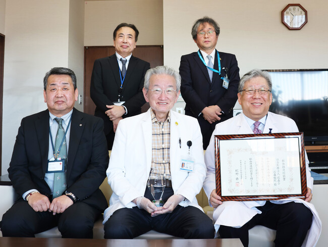 近森病院は高知県内初「日本赤十字社献血推進特別賞」を受賞しました