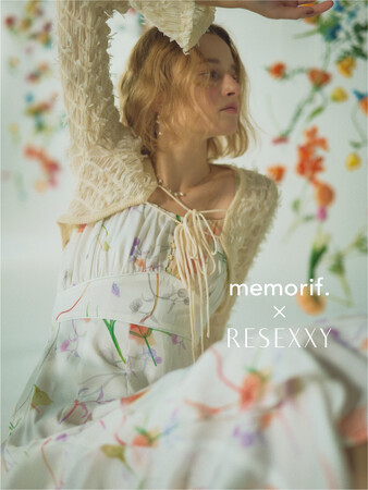 レントゲンフラワーのアートブランド「memorif.」がアパレルブランドと初のコラボを実施！