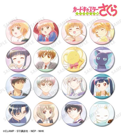 『カードキャプターさくら クリアカード編』のトレーディング Ani-Art aqua label 缶バッジなどの受注を開始！！アニメ・漫画のオリジナルグッズを販売する「AMNIBUS」にて