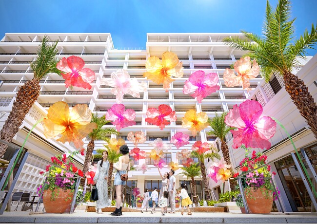 沖縄に春を告げる「空中の“花の庭”」が出現！日本一早く桜が咲く本部町で「マハイナフラワーフェス2026」開催