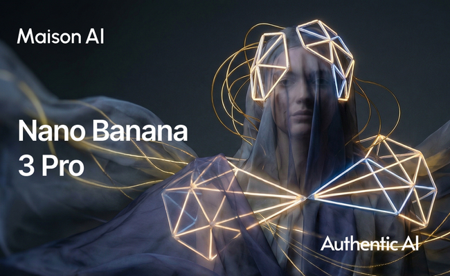 生成AIは「描く」から、ブランドを「理解し、思考する」フェーズへ。Maison AI、最新の推論型画像生成モデル「NanoBanana 3 Pro」を新たに追加