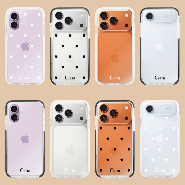 【iPhone17ケース・カバー】耐衝撃クッションバンパークリアケースのTPUタイプが数量限定販売