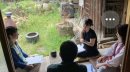 古民家のあらゆる場所を使った少人数での対話