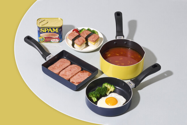 毎日使いに最適！人気の「SPAM(R)BRAND」デザインの「SPAM(R)ミニフライパン」3種を発売