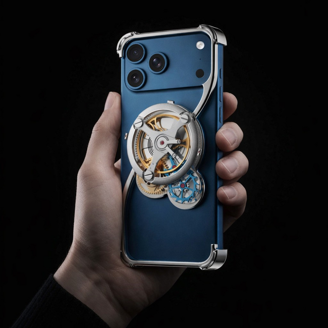 【予約受付開始】機械式時計の技術をスマートフォンケースに落とし込んだ「Chronomade（クロノメイド）」の「Escapement Phone Case - Metal Edition」が新登場。