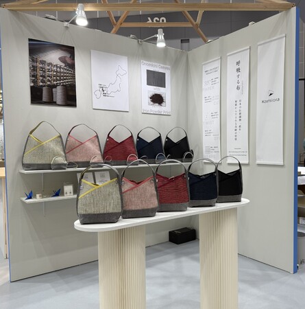 Kamiora/カミオラ　日本素材の新提案に高評価を獲得、商談続々　　　　　　　　　　　　　　　　　　　　　　第101回東京インターナショナル・ギフトショー出展報告