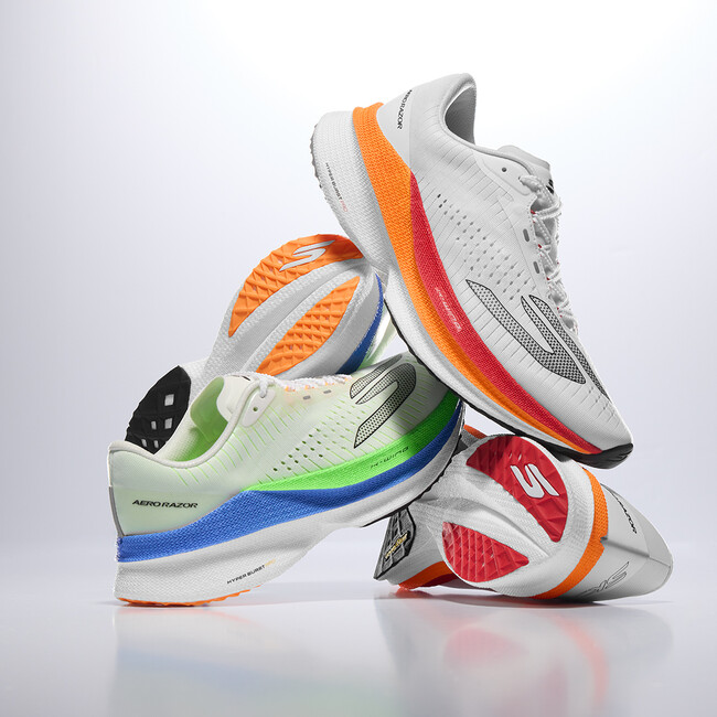 春のロードを軽やかに駆け抜ける。超軽量スピードモデル「SKECHERS AERO Razor(TM)」が登場！