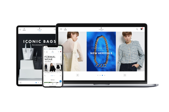 LANVIN en Bleu / LANVIN COLLECTION 両公式オンラインストアがサイト内検索「ユニサーチ」を導入