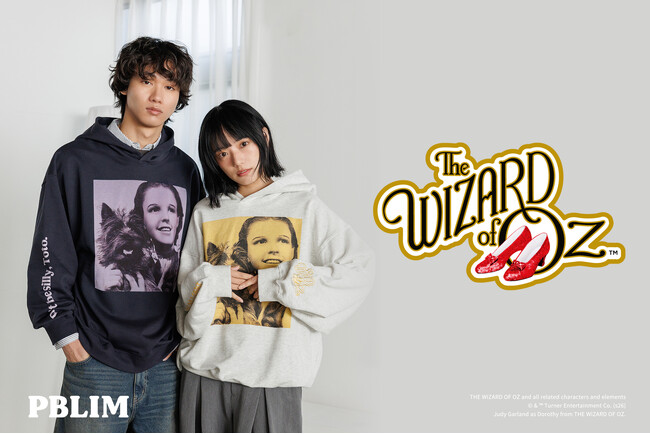 PBLIM（ピービーリム）より映画『オズの魔法使』をテーマにしたスウェット＆パーカーが販売中