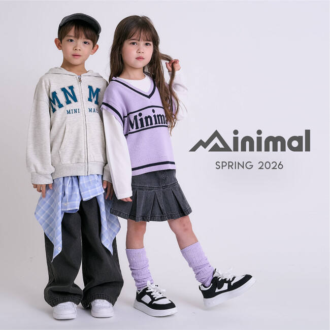 ナルミヤ・インターナショナル「minimal（ミニマル）」がリブランディング、初めての“これが好き”に寄り添える、小学生のリアルな毎日を応援するブランドへ。商品・クリエイティブを刷新。
