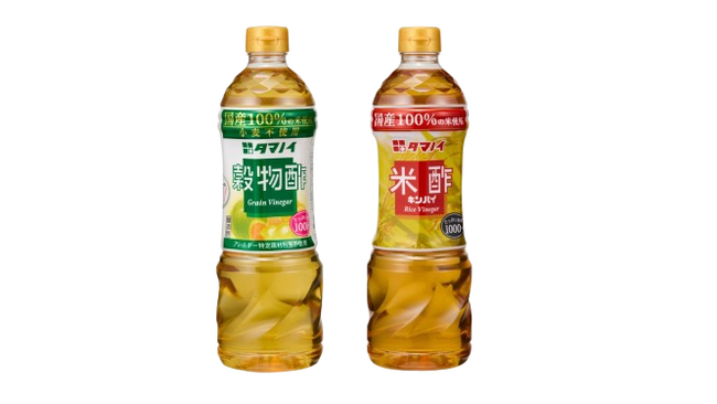 国産100%の米を使ったこだわりのお酢「穀物酢 1L PET」・「米酢キンパイ 1L PET」 リニューアル発売！