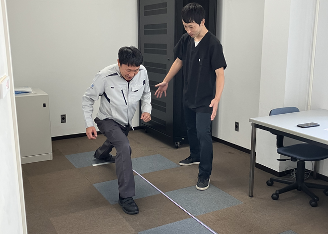 Foot健診後の転倒予防フォローアッププログラムを開始