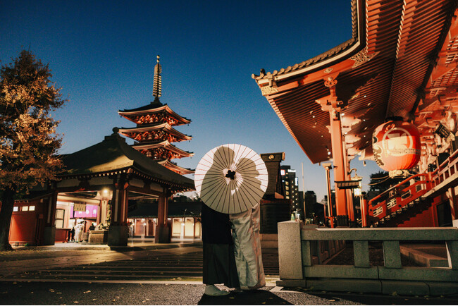 【前年比650%増】浅草の和装ロケーションフォト「Asakusa Bridal photography」が訪日客の支持で急成長。1年で利用数が6.5倍に拡大し、2026年春の予約枠を拡充。