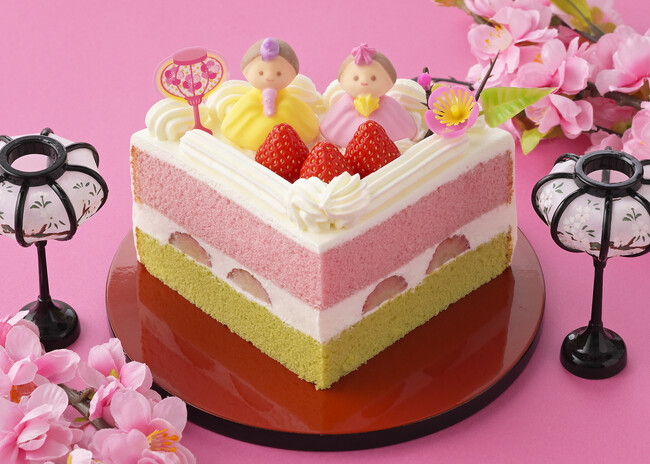 【銀座コージーコーナー】かわいいひなまつりケーキ、2月28日（土）から販売開始。デコレーションケーキから、プチケーキまで多彩にご用意