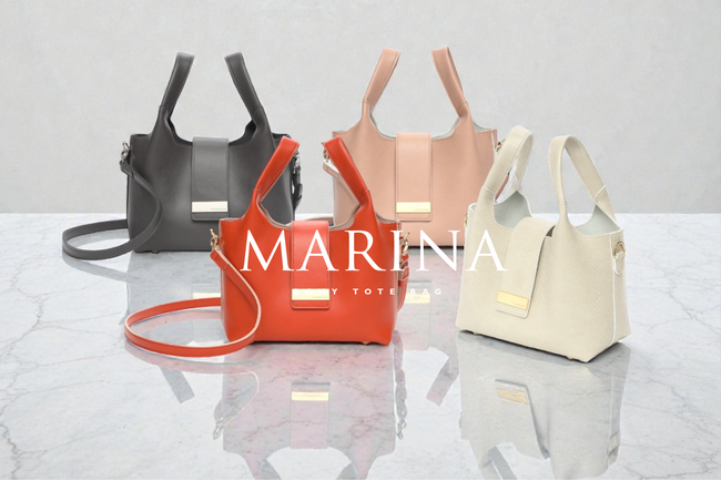 春を彩る、ボックストートバッグ「MARINA」新色発売