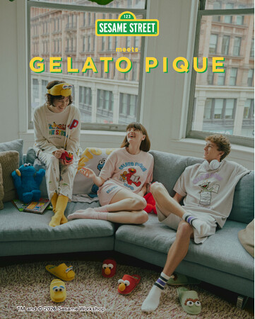 【SESAME STREET meets GELATO PIQUE】いつも隣にいる「ROOMIES」がテーマ！日常のひとこまをもっと色づけるコレクションをお届け〈3月4日(水)発売〉