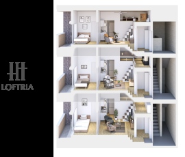 シノケンの新たなフラッグシップモデルとなる、木造３階建てフルロフト賃貸住宅「HarmonyTerrace LOFTRIA -ロフトリア- 」が誕生！