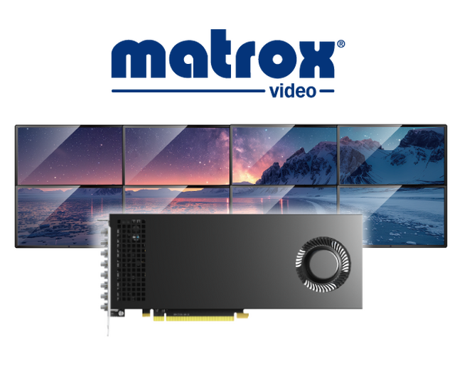 『Matrox LUMA Pro A380 Octal』を発売