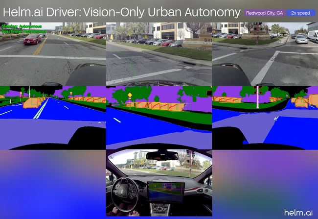 Helm.ai Driver、カメラのみによる都市部自動運転を達成。レベル2+からレベル4への拡張性を確立