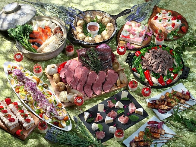 【ANAクラウンプラザホテル成田】北海道料理といちご＆桜のスイーツが楽しめる春らしい華やかなブッフェが2026年3月1日(日)より開催。さらに、『ランチ限定 国産いちご食べ放題』も好評実施中！