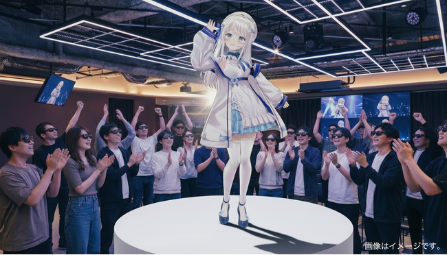 5Gミリ波×分散型3D配信が切り拓く新たなXRの可能性。等身大VTuberと同じ空間で熱狂を共有する体験イベント『mmWAVE DE VTuber～凪乃ましろ スペシャル3Dトークライブ』3/17開催